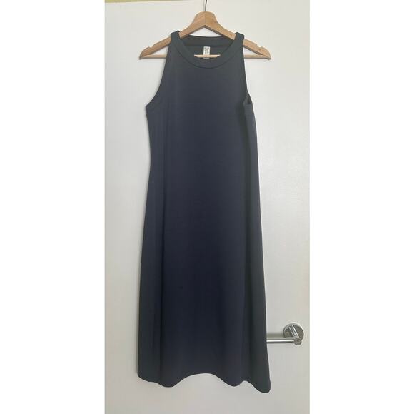 Spanx Airessentials Tank Midi Dress in Dark Storm size M - Picture 1 of 5